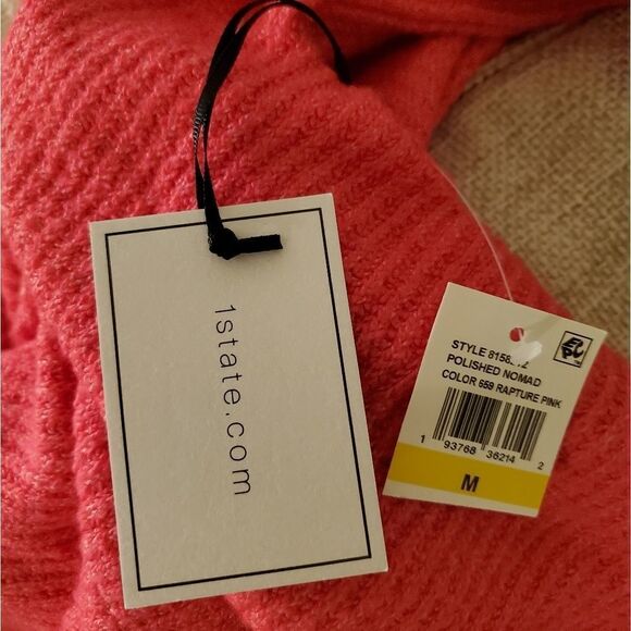 1.State Blouson Sleeve V-Neck Sweater - Picture 12 of 13